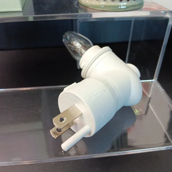 SCENTSY Warmer CHARLEMAGNE Plug-In Warmer Retired Blue/Brown Artisan/Used BOX CN - Picture 11 of 16